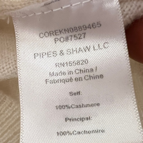 Veronica Beard Alberta cashmere raglan sweater in black and ivory size xs - Picture 9 of 9